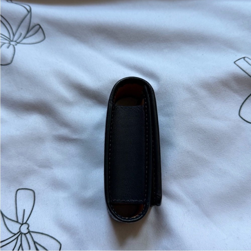🖤Rare Vintage Coach Lipstick Case with Mirror Black Signature Canvas - Picture 5 of 10